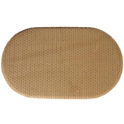 Lloyd Flanders Universal Loom 43" Oval Cocktail Table -Patio Furniture Store 86147 overhead edited 78827.1698860446