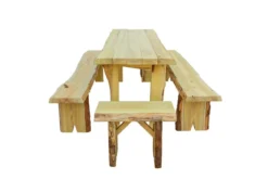 8ft Autumnwood Table Set With 2 Wildwood Benches 9 8ft Autumnwood Table Set With 2 Wildwood Benches -Patio Furniture Store 8ft autumnwood table set with 2 wildwood benches 73 90927.1646940508