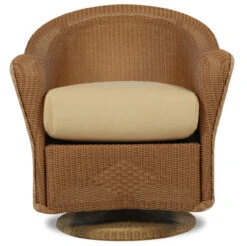 Lloyd Flanders Loom Reflections Swivel Rocker Dining Armchair -Patio Furniture Store 9071347 edited 86935.1675548961