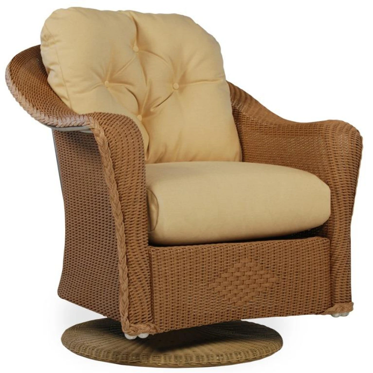 Lloyd Flanders Loom Reflections Swivel Rocker Lounge Chair 3 Lloyd Flanders Loom Reflections Swivel Rocker Lounge Chair - Image 3