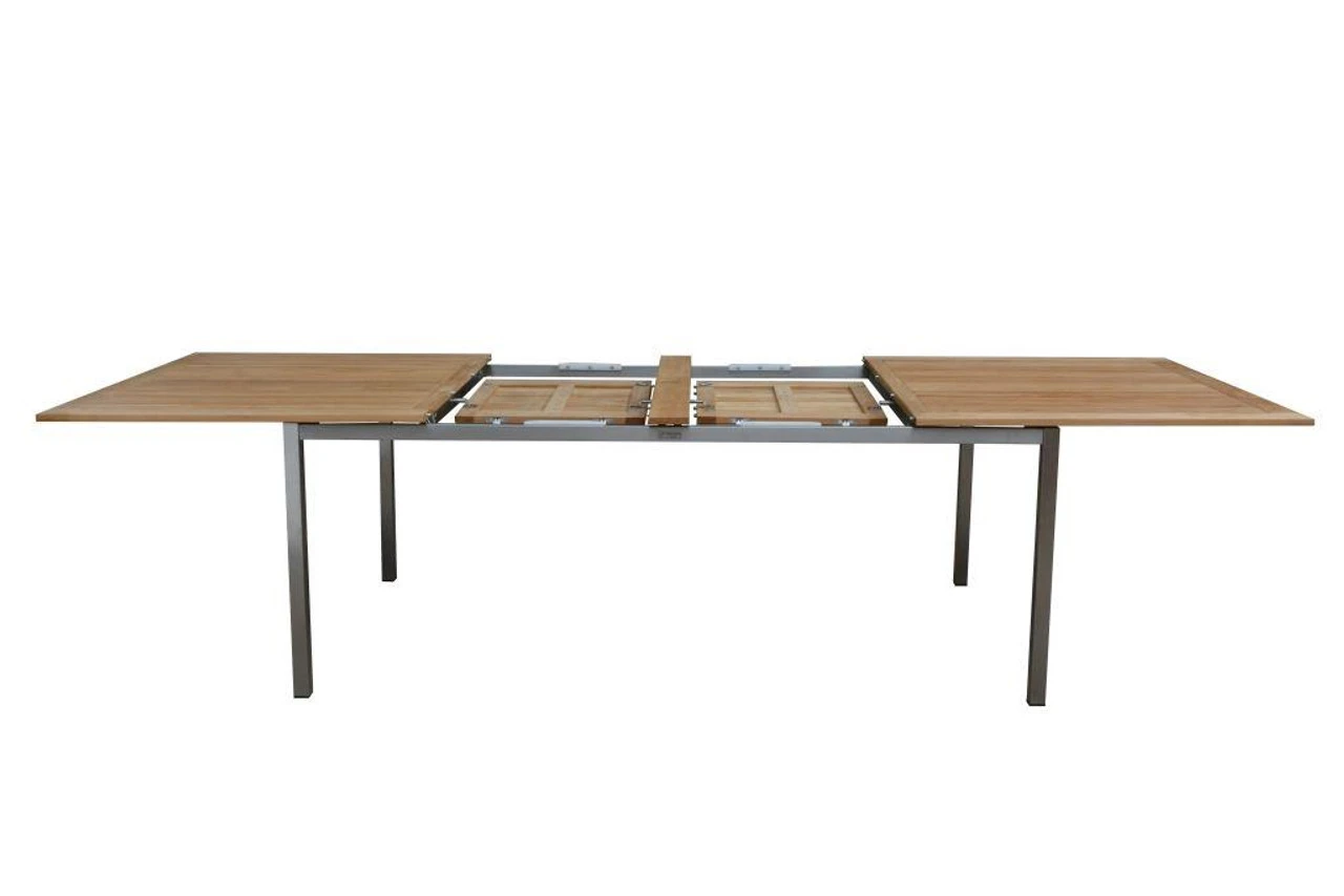 Three Birds Avanti Teak 81"-121" Extensions Dining Table 1 Three Birds Avanti Teak 81"-121" Extensions Dining Table