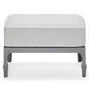 Woodard Aluminum Alberti Ottoman By Alexa Hampton