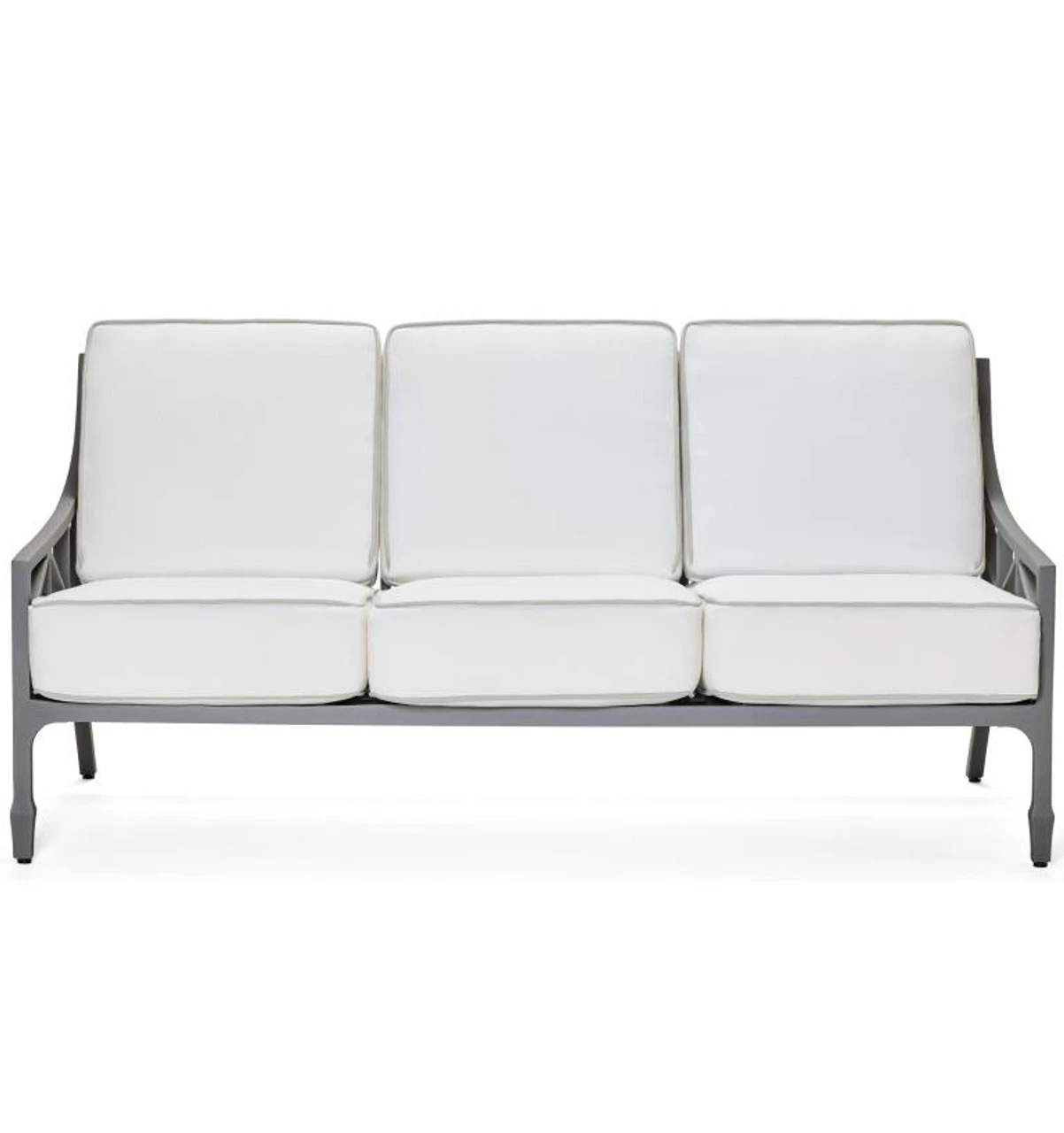 Woodard Aluminum Alberti Sofa By Alexa Hampton 3 Woodard Aluminum Alberti Sofa By Alexa Hampton - Image 3