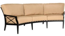 Woodard Aluminum Andover Crescent Sofa