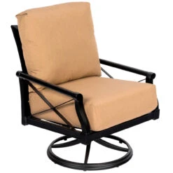 Woodard Aluminum Andover Swivel Rocking Lounge Chair