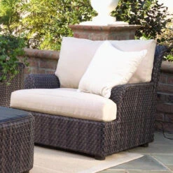 Whitecraft By Woodard Aruba Wicker Lounge Chair -Patio Furniture Store Aruba Lounge Chair edited 57335.1703348008