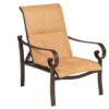 Woodard Aluminum Belden Padded Sling Adjustable Lounge Chair