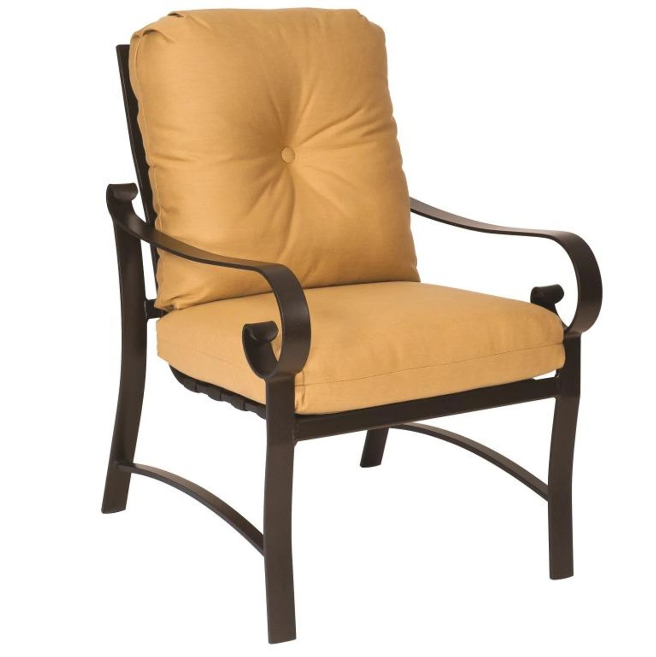 Woodard Aluminum Belden Cushion Dining Arm Chair 3 Woodard Aluminum Belden Cushion Dining Arm Chair - Image 3