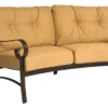 Woodard Aluminum Belden Crescent Love Seat