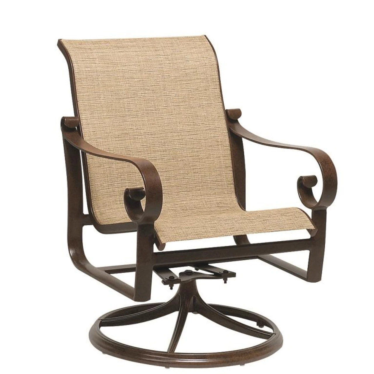 Woodard Aluminum Belden Sling 4 Seat Dining Set 2 Woodard Aluminum Belden Sling 4 Seat Dining Set - Image 2