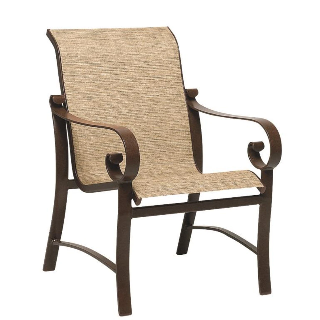 Woodard Aluminum Belden Sling Dining Arm Chair 1 Woodard Aluminum Belden Sling Dining Arm Chair