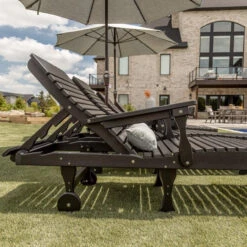 Berlin Gardens Resin Casual Back Chaise Lounge Chair