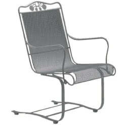 Woodard Briarwood High Back Spring Base Arm Chair (Set Of 2)