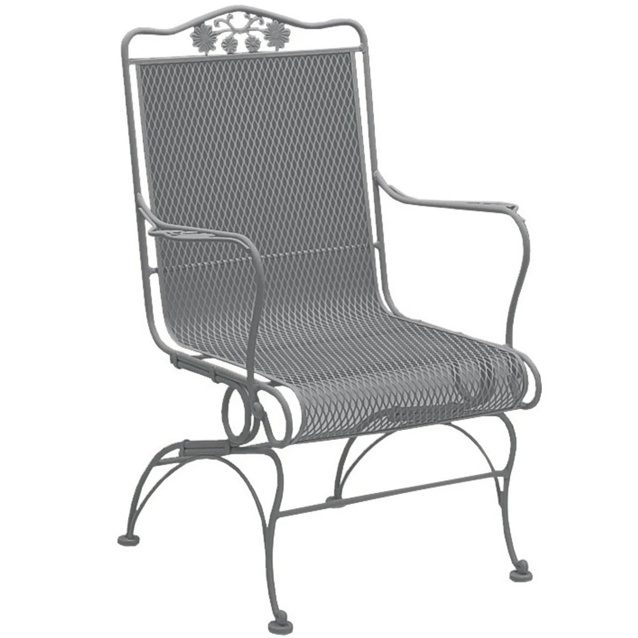 Woodard Briarwood High Back Coil Spring Arm Chair (Set Of 2) 2 Woodard Briarwood High Back Coil Spring Arm Chair (Set Of 2) - Image 2