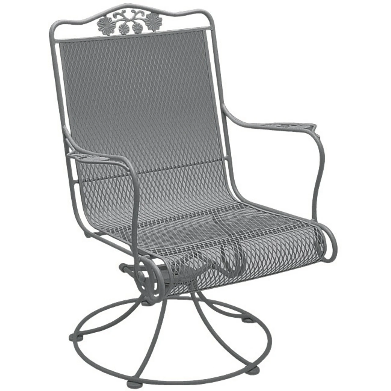 Woodard Briarwood High Back Swivel Rocker Dining Chair (Set Of 2) 2 Woodard Briarwood High Back Swivel Rocker Dining Chair (Set Of 2) - Image 2