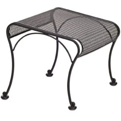 Woodard Wrought Iron Briarwood Ottoman