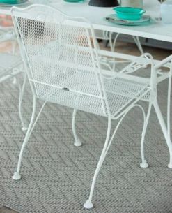 Woodard Briarwood High Back Dining Arm Chair (Set Of 2) -Patio Furniture Store Briarwood Dining Armchair Back 49394.1668791173