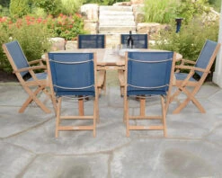 Three Birds Riviera 7-Piece Expansion Dining Set 8 Three Birds Riviera 7-Piece Expansion Dining Set -Patio Furniture Store CRD72 with RV20 Navy 2 edited 15345.1697739382