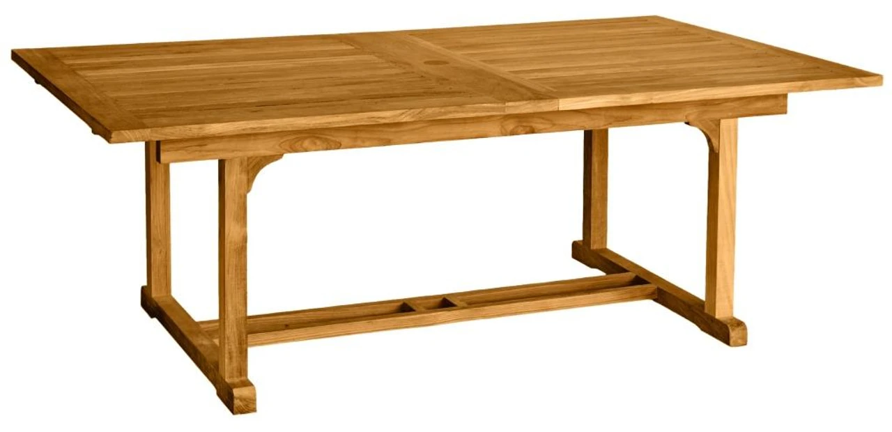 Three Birds Chelsea Teak 80" - 115" Rectangle Extension Table 2 Three Birds Chelsea Teak 80" - 115" Rectangle Extension Table - Image 2