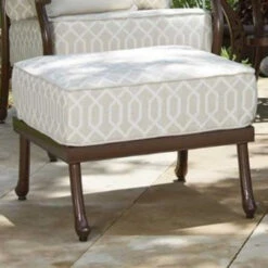 Woodard Aluminum Casa Ottoman