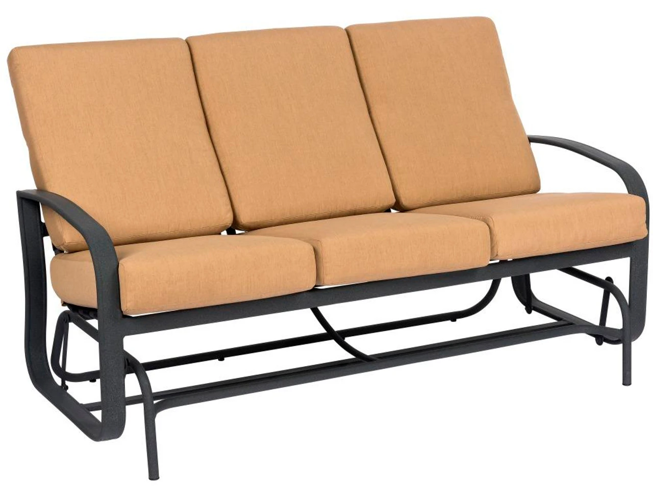 Woodard Aluminum Cayman Isle Cushion Sofa Glider 1 Woodard Aluminum Cayman Isle Cushion Sofa Glider