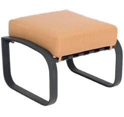Woodard Aluminum Cayman Isle Cushion Ottoman
