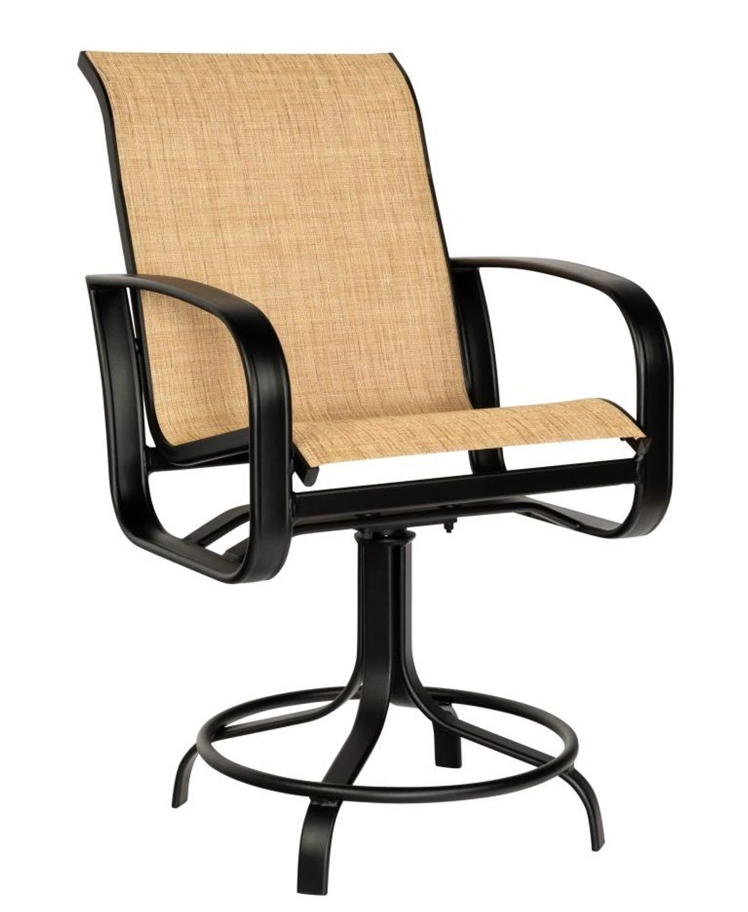 Woodard Aluminum Cayman Isle Sling Swivel Counter Stool 1 Woodard Aluminum Cayman Isle Sling Swivel Counter Stool