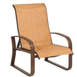 Woodard Aluminum Cayman Isle Sling Adjustable Lounge Chair
