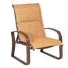 Woodard Aluminum Cayman Isle Padded Sling Adjustable Lounge Chair