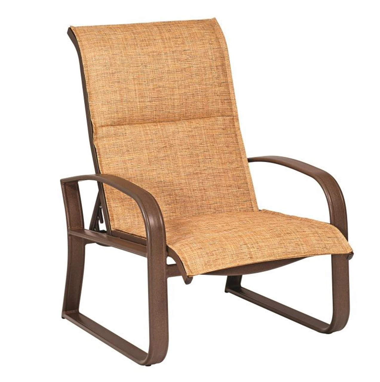 Woodard Aluminum Cayman Isle Padded Sling Adjustable Lounge Chair 1 Woodard Aluminum Cayman Isle Padded Sling Adjustable Lounge Chair