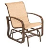 Woodard Aluminum Cayman Isle Sling Gliding Chair