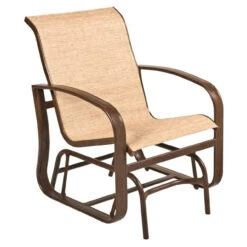 Woodard Aluminum Cayman Isle Sling Gliding Chair