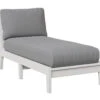 Berlin Gardens Resin Classic Terrace Armless Chaise Lounge Chair