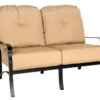 Woodard Aluminum Cortland Cushion Loveseat