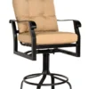 Woodard Aluminum Cortland Cushion Swivel Bar Stool