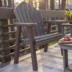 Berlin Gardens Resin Cozi-Back Dining Chair -Patio Furniture Store Cozi Back Chairs Coastal Gray edited 74650.1695688050