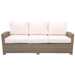 Wicker Forever Patio 3 Pc Barbados Sofa Seating Set