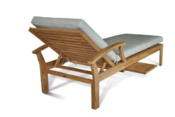 HiTeak Delano Teak Sun Lounger With Cushion