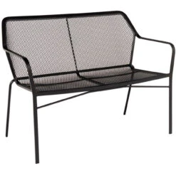 Woodard Delmar Wrought Iron Stacking Patio Bench