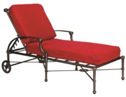 Woodard Aluminum Delphi Adjustable Chaise Lounge