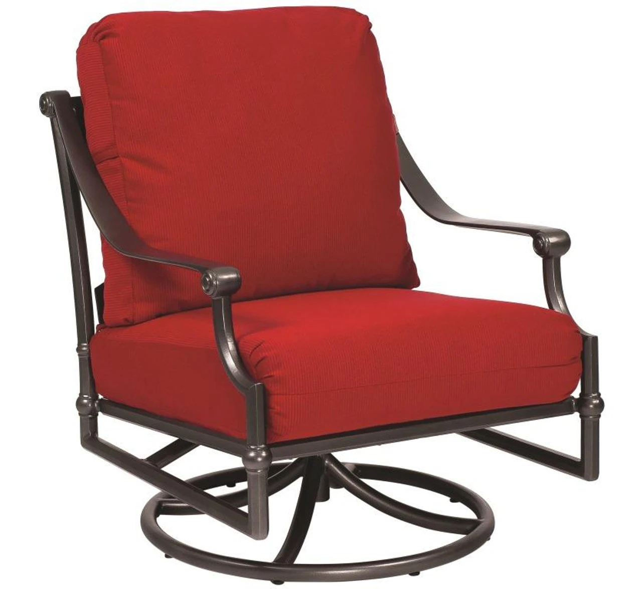 Woodard Aluminum Delphi Swivel Rocking Lounge Chair 3 Woodard Aluminum Delphi Swivel Rocking Lounge Chair - Image 3