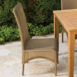 Lloyd Flanders Universal Loom High Back Armless Dining Chair -Patio Furniture Store Dining12 side edited 18871.1698772050