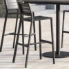 Oxford Garden Eiland Aluminum 4 Seat Bar Height Set - July 4th Sale - Good 'til The 8th!
