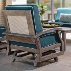 Lloyd Flanders Loom Frontier Spring Rocker