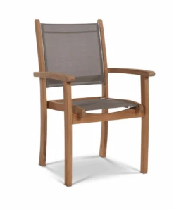 HiTeak Pearl Stacking Arm Chair - Set Of 4