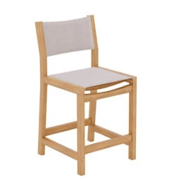 HiTeak Pearl Counter Height Chair -Patio Furniture Store HLC2247CH W 83901.1668709185