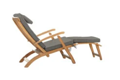 HiTeak Steamer Chaise -Patio Furniture Store HLDC640 charcoal 79512.1670446131