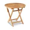 HiTeak Velencia32" Folding Round Bistro Table
