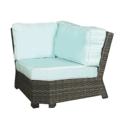 Wicker Forever Patio Wicker Brookside 45 Degree Corner Chair