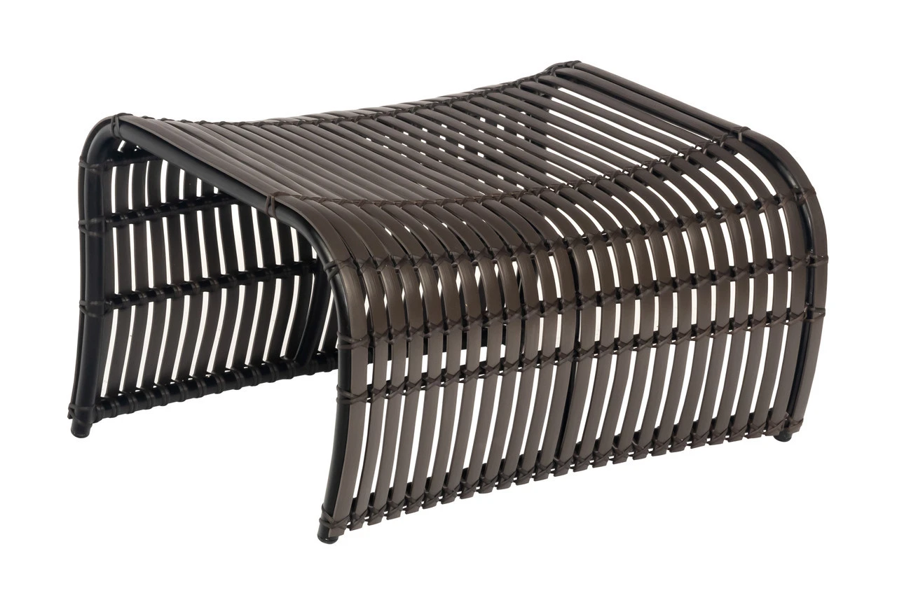 Woodard Loft Woven Wicker Mixed Lounge Chair & Ottoman Set 3 Woodard Loft Woven Wicker Mixed Lounge Chair & Ottoman Set - Image 3